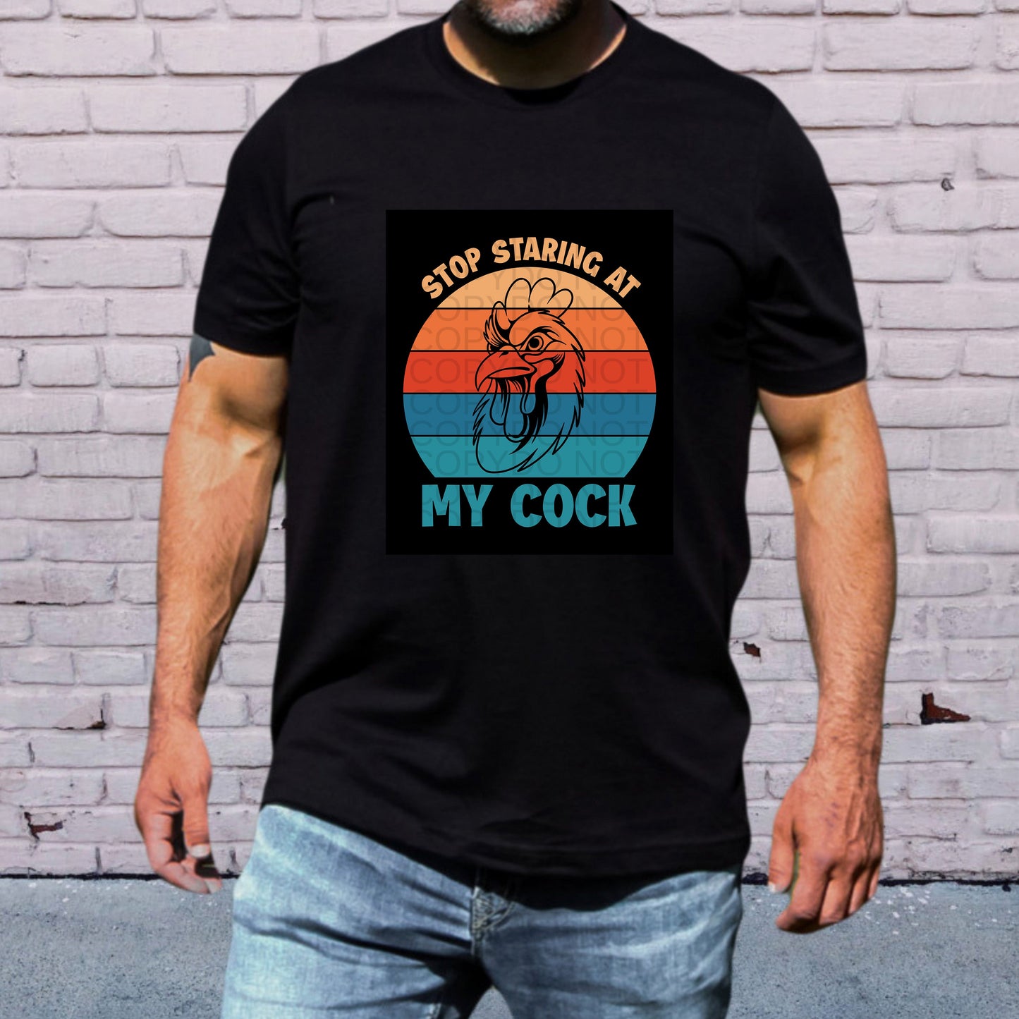 Stop Staring At My Cock Mens | Comfort Colors Tee or Gildan Crewneck Sweatshirt