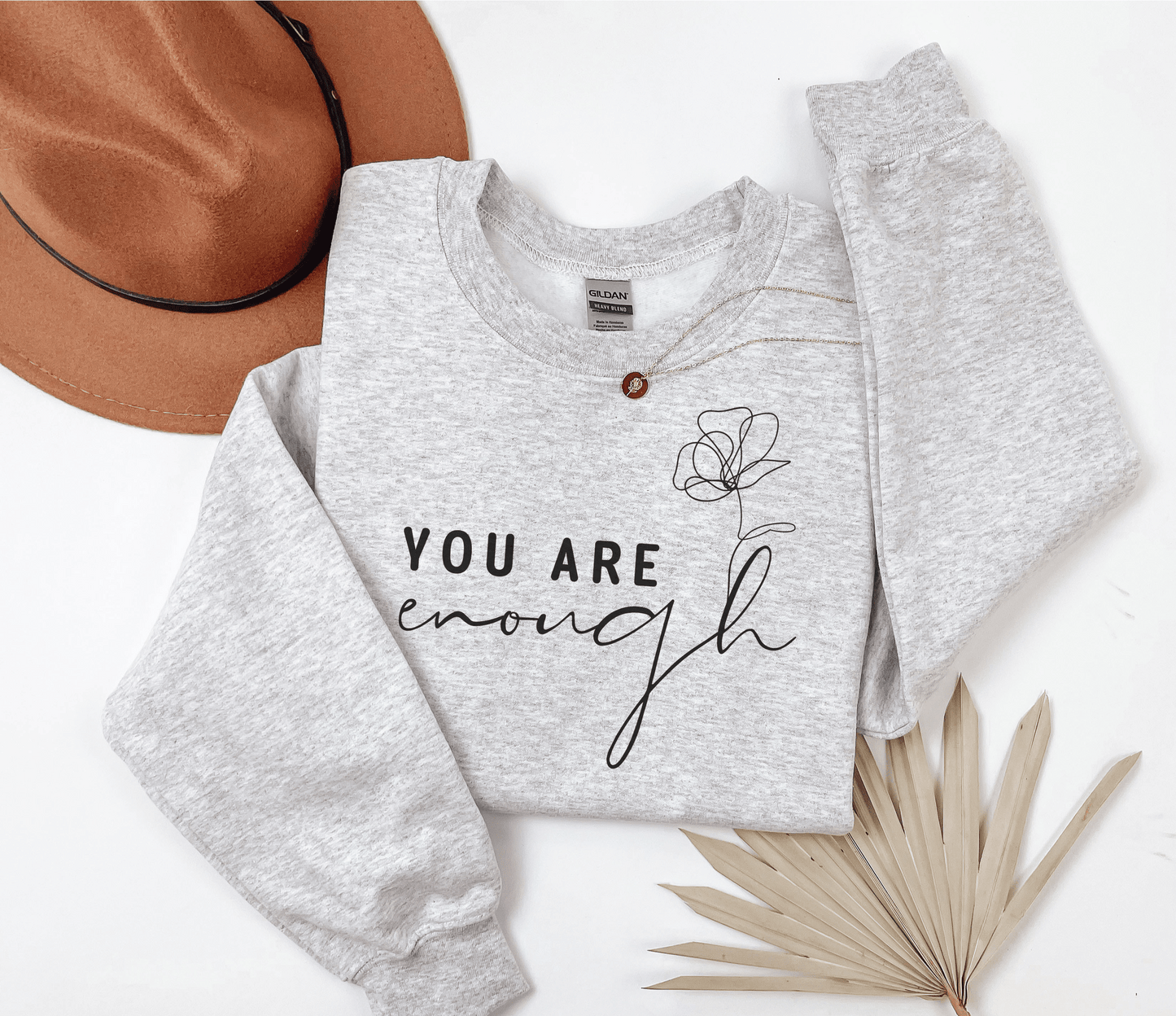 You are Enough- Mental Health Graphic Tee or Graphic Crew