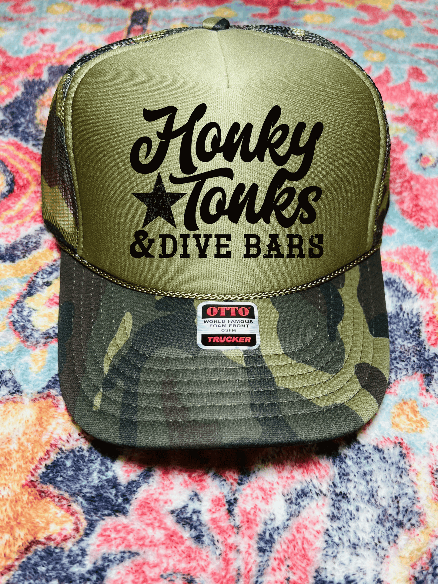 Honky Tonks and Dive Bars- trucker hat