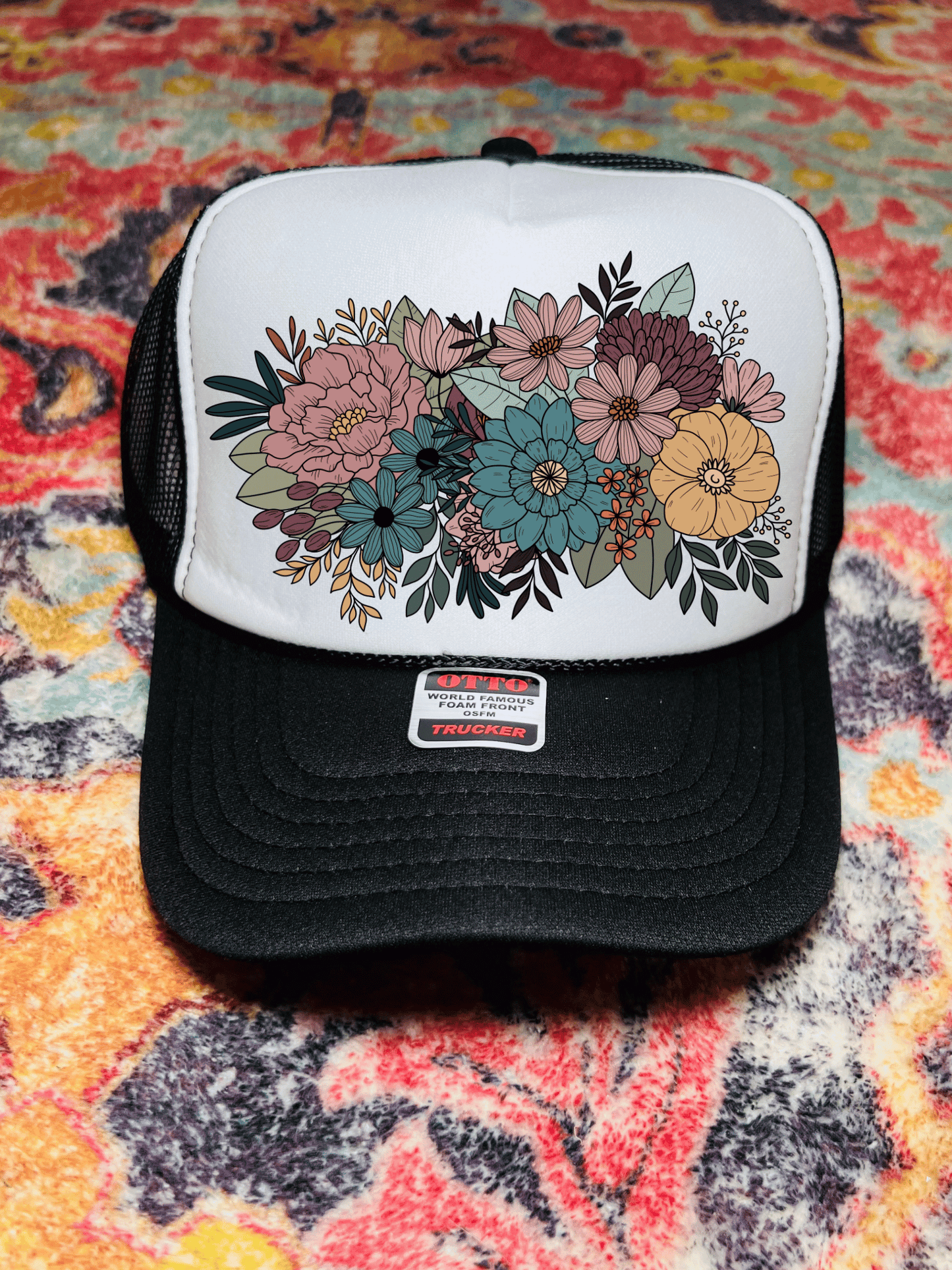 Full Floral- trucker hat