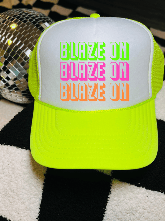 Blaze up 4/20- trucker hat