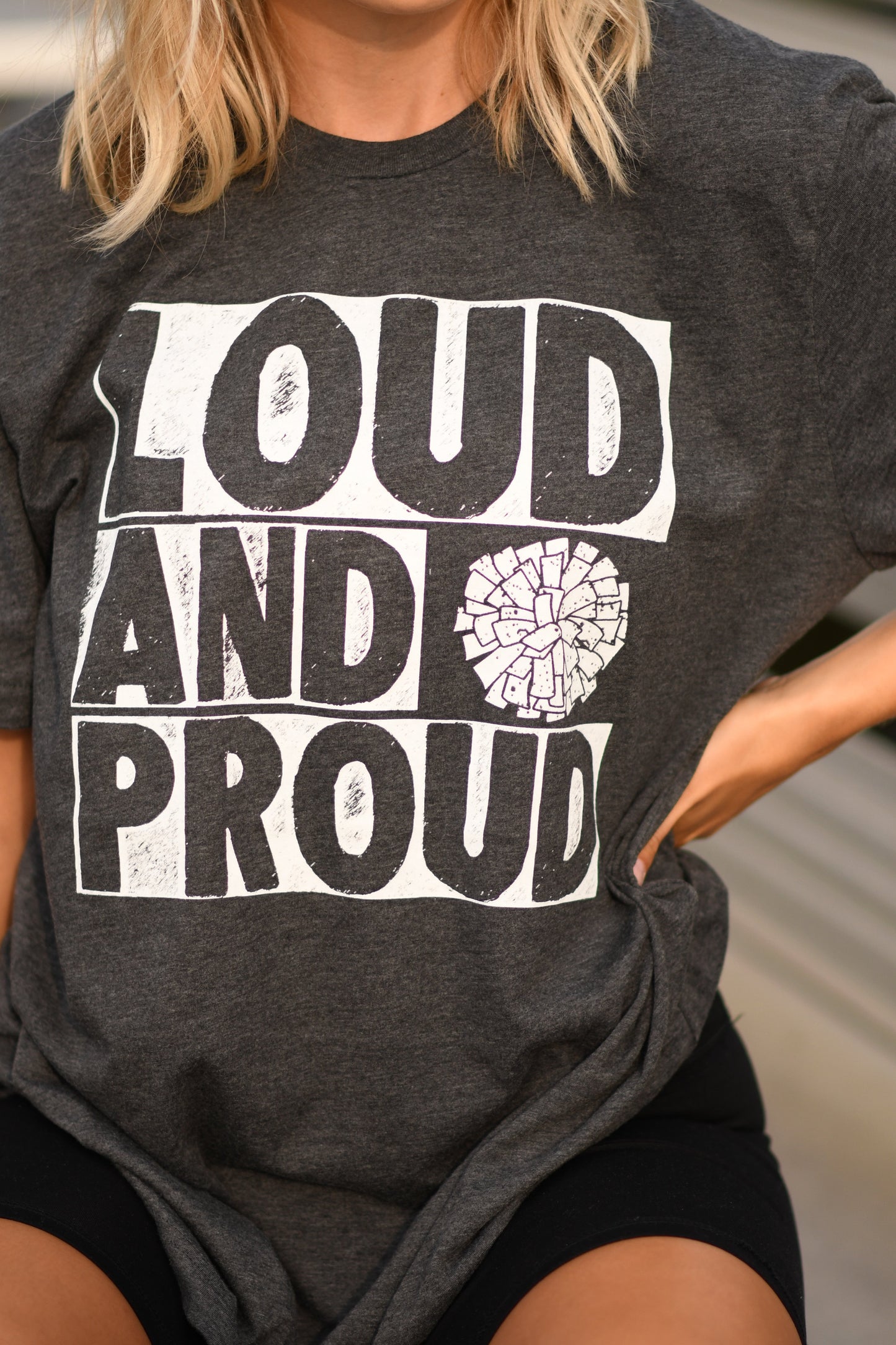 Loud and Proud Cheer PICK YOUR COLOR Tee