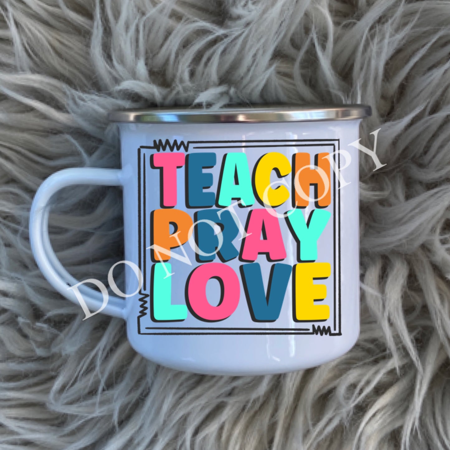 Teach pray love Mug