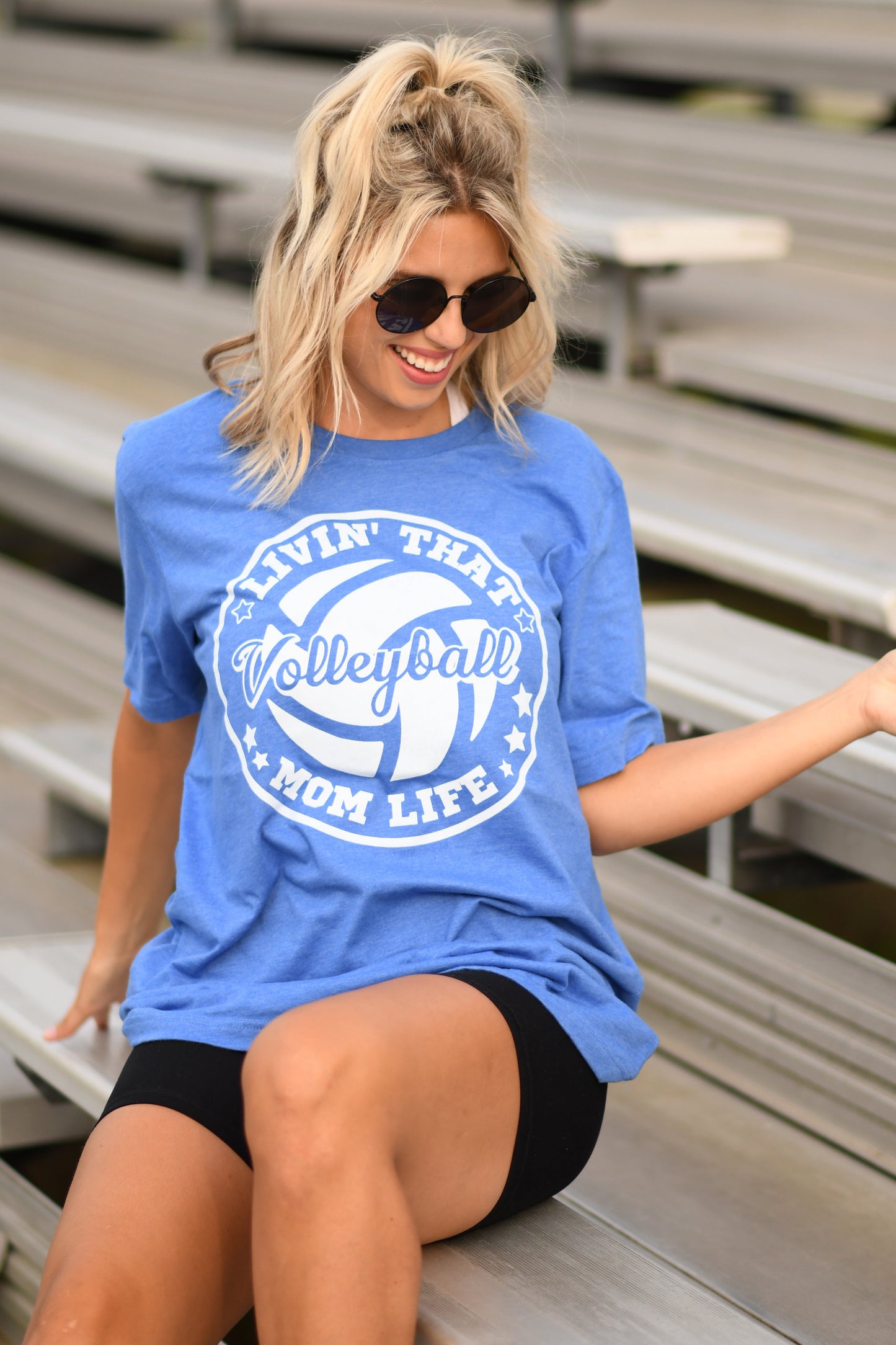 Livin’ That Volleyball Mom Life Pick Your Color Tee