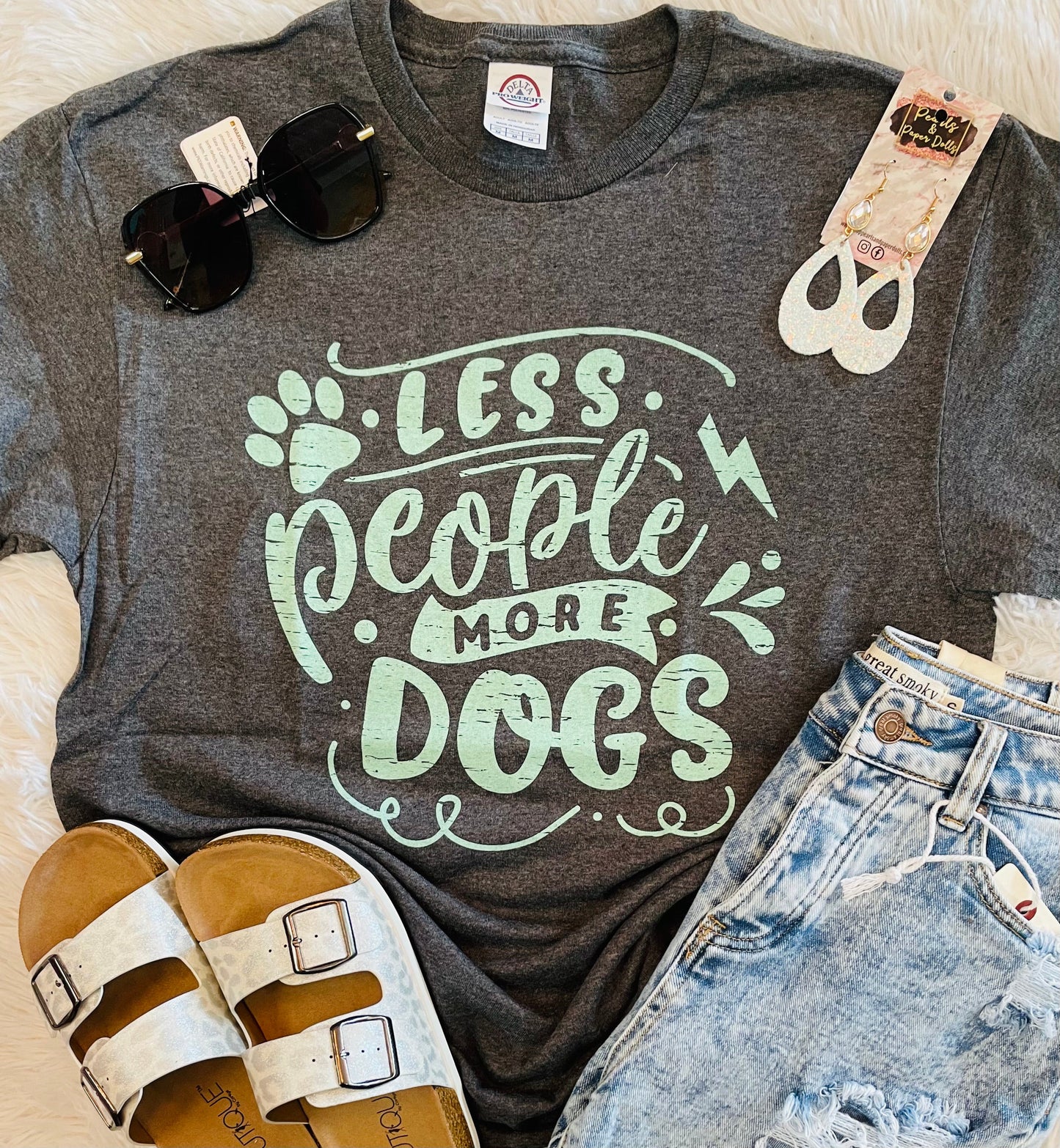 Less People More Dogs Tee