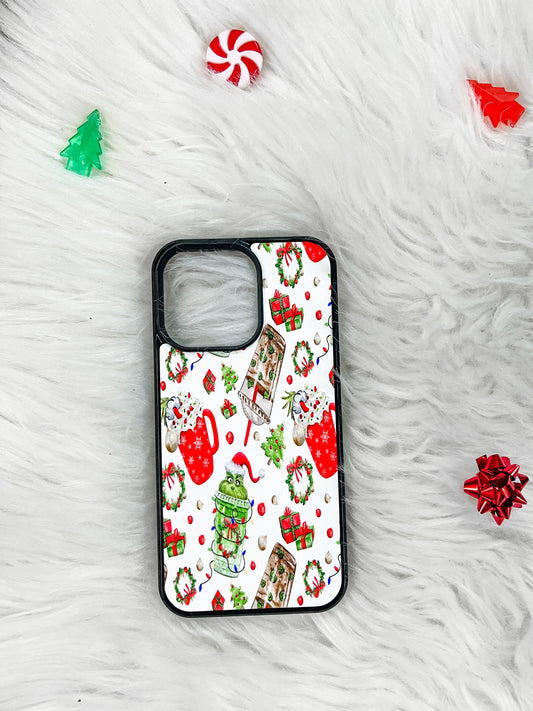 Green christmas case(Samsung)