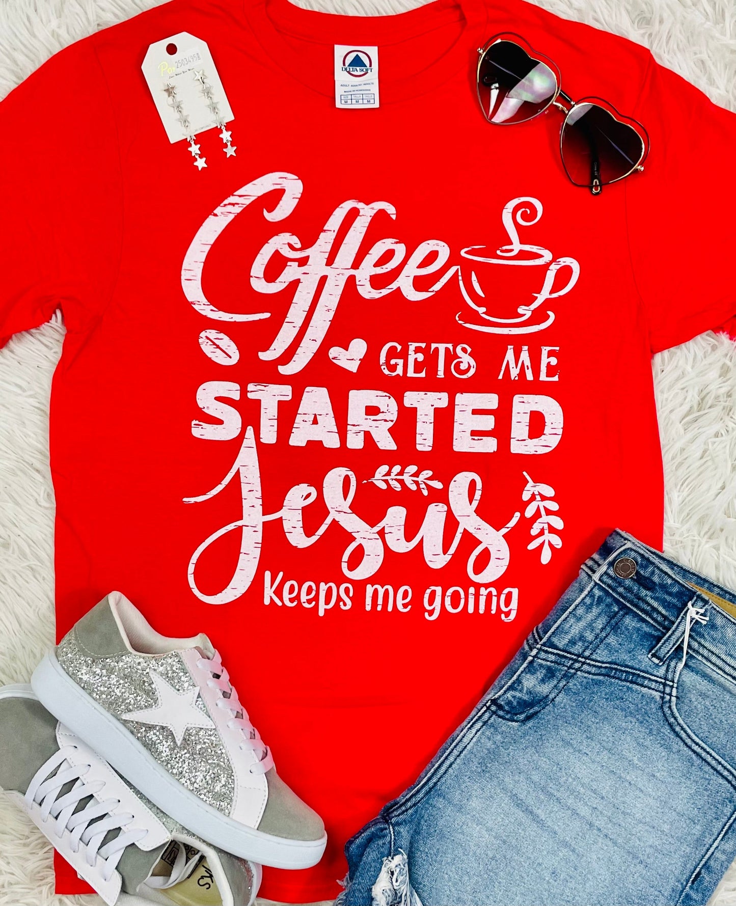 Jesus Keeps Me Going Tee