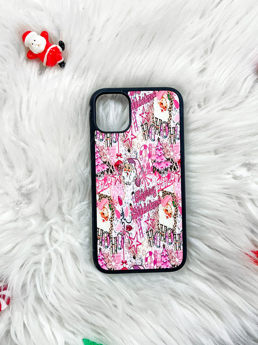 pink christmas case(Samsung)