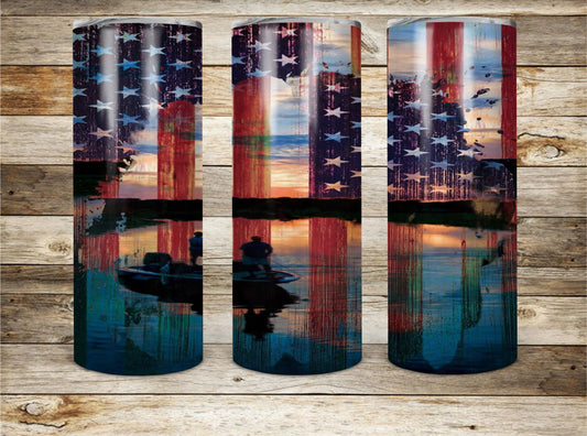 Fishing Flag Tumbler