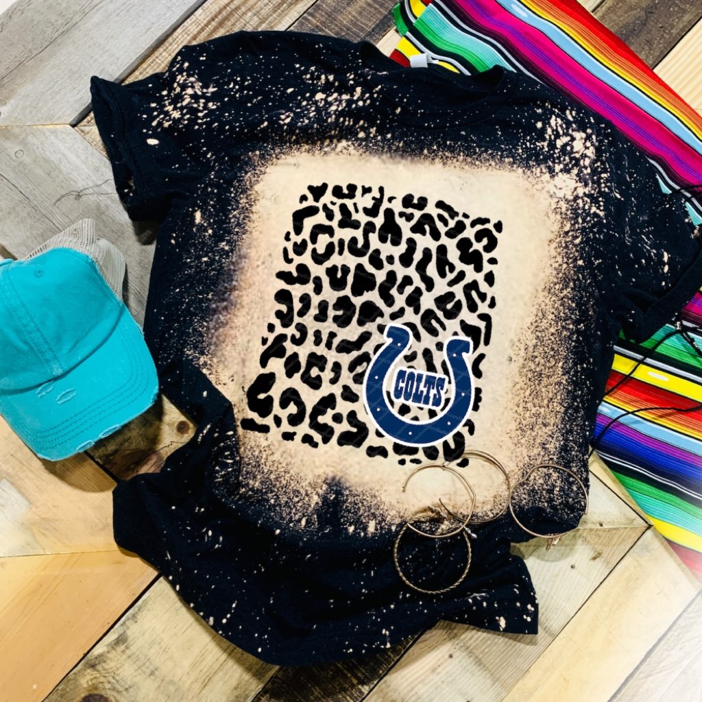 Colts - w/ Black Leopard Print