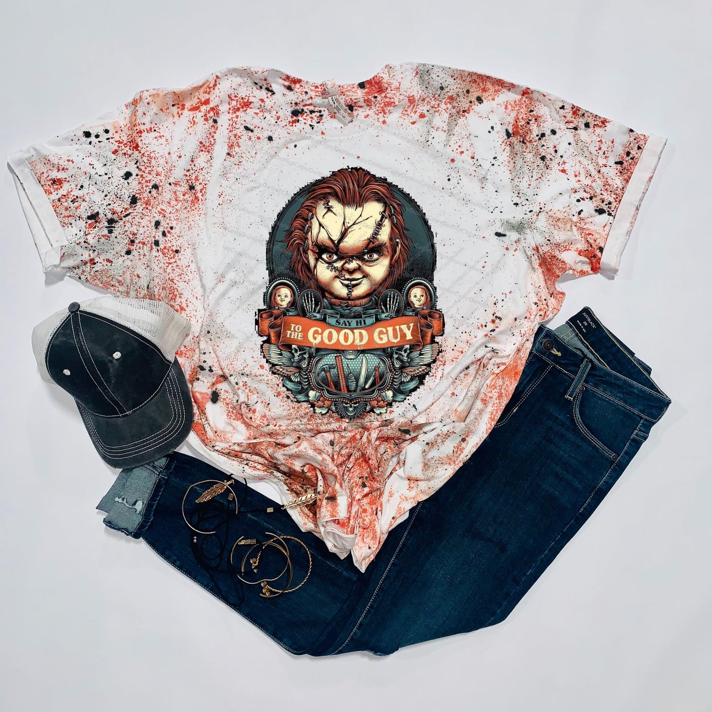 Say Hi To The Good Guy - Chucky - Halloween - 14 Color Options