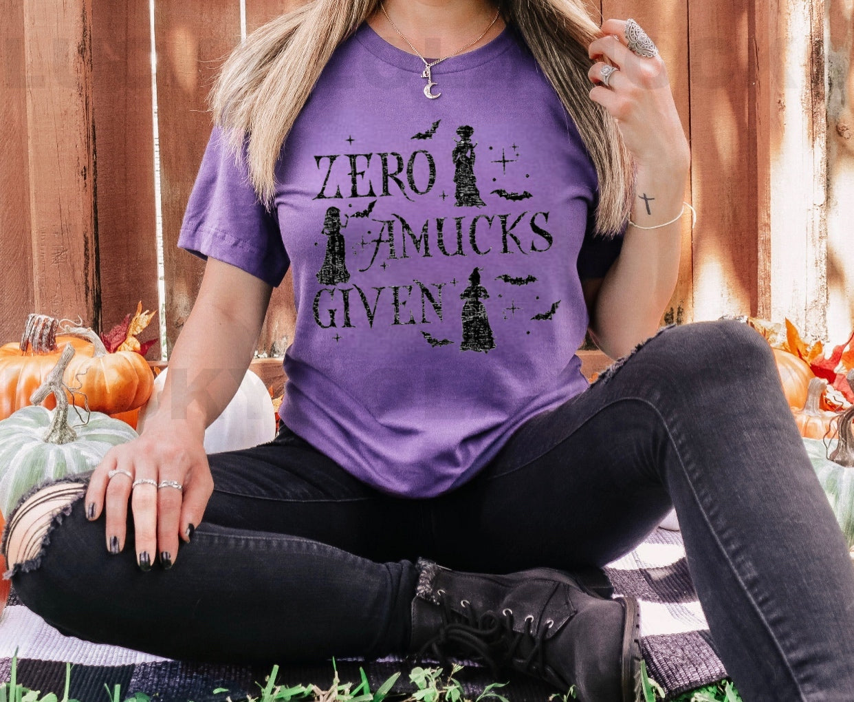 ZERO ❌ AMUCKS 🔮 GIVEN 🧹 - Black Ink - 6 Color Options